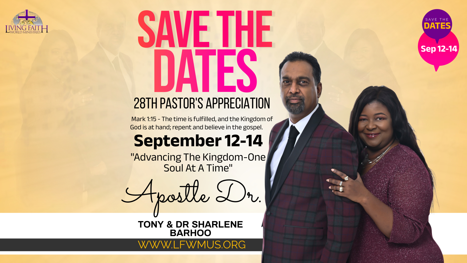 28TH PASTOR’S APPRECIATION